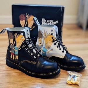 Dr. Martens Pascal Beavis & Butthead Black & White